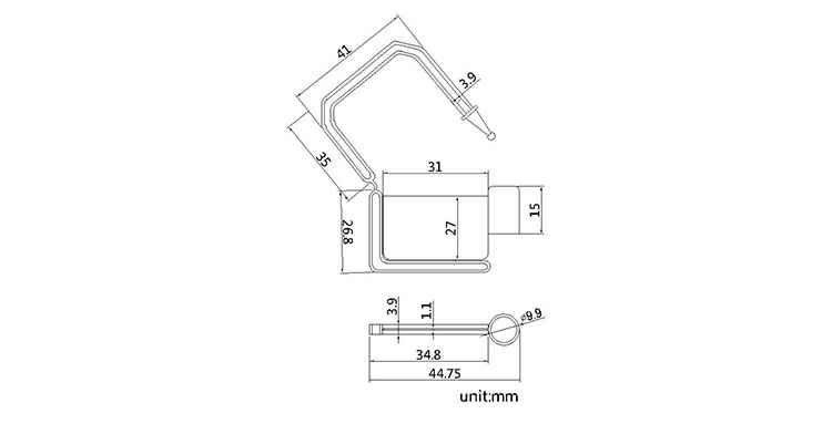 一次性塑料挂锁